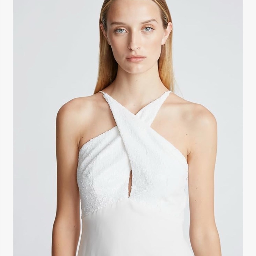 Halston Diletta Dress - Sequins/Crepe - Picture 3 of 6